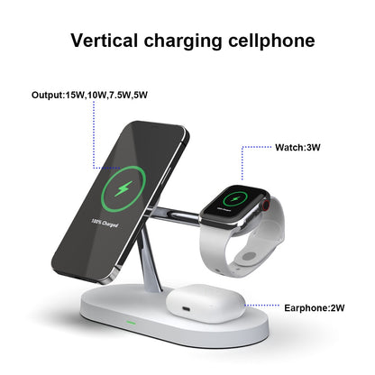 3-in-1 Wireless Mag-Safe Charger Stand